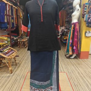 Hand Block printed Wrap around Skirt.