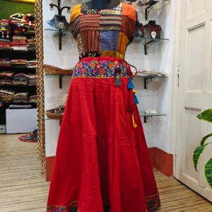 Very Sofisticated  Banzara style single color Skirt with  unique border.