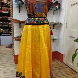Very Sofisticated Banzara style single color Skirt with  unique border.
